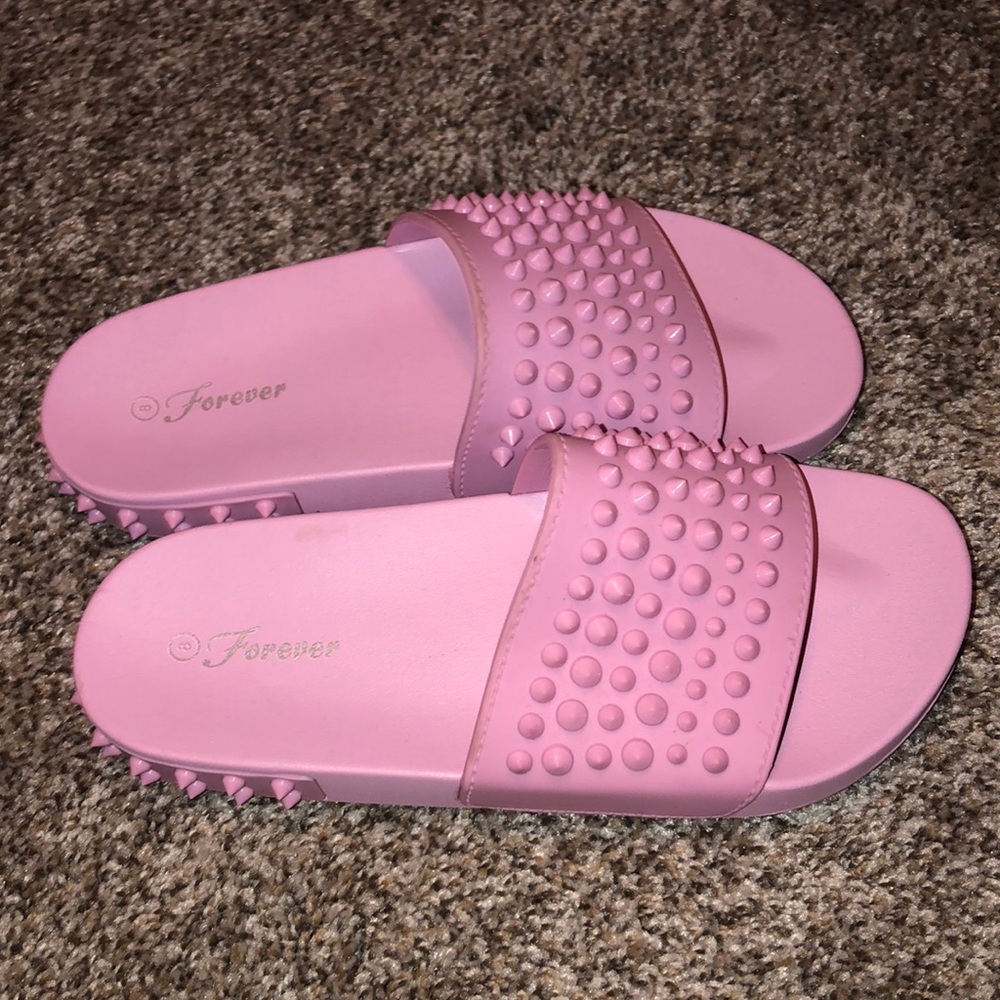 Spiky Pink Sandals